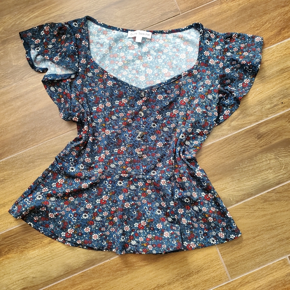 Sold. Floral blouse